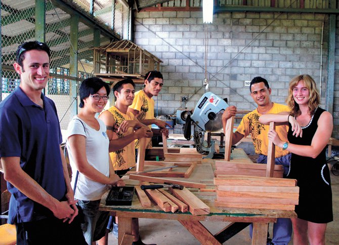 EWBNZ members with students